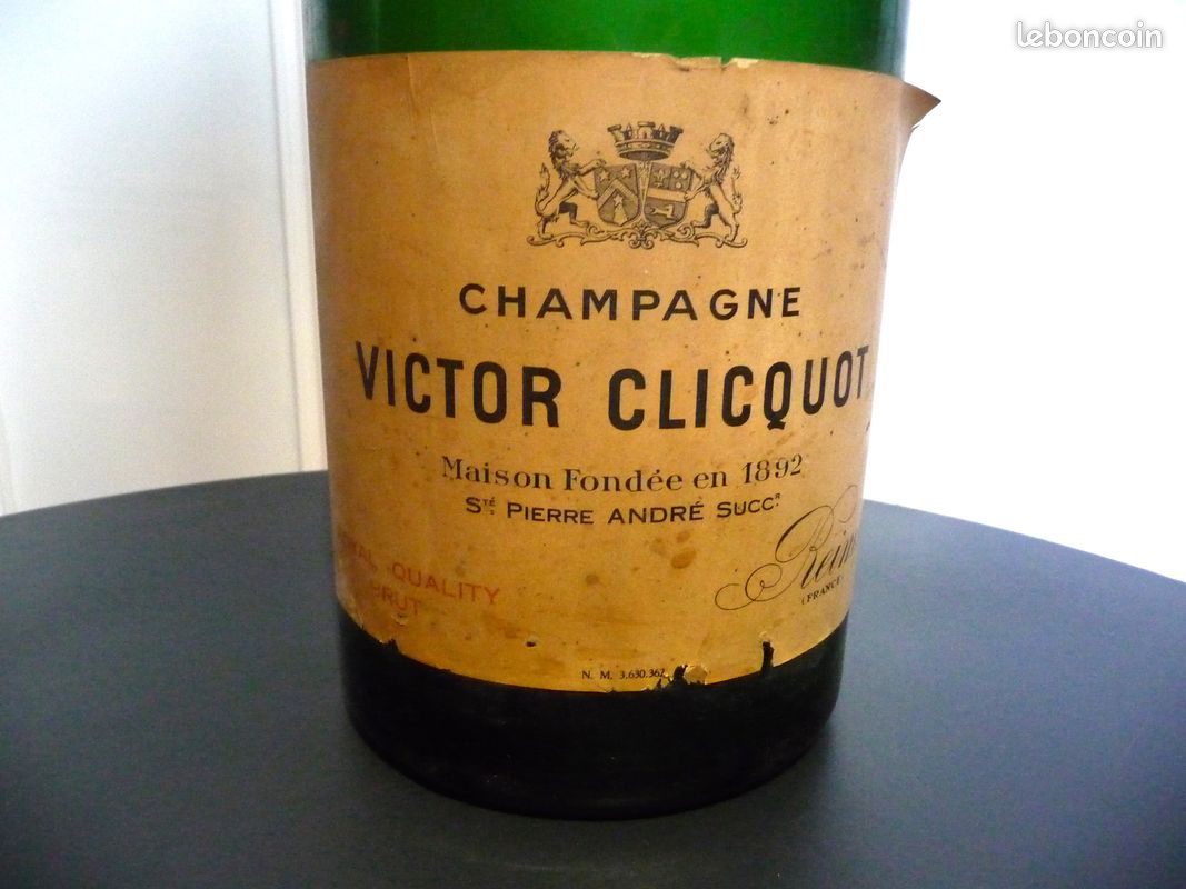Seau à Champagne Ancien Victor Clicquot - Objet Décoratif Et Pratique