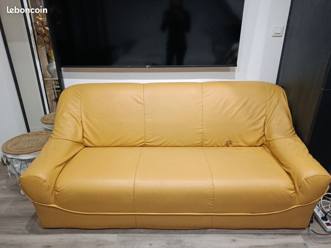 Canapé cuir (image 2)