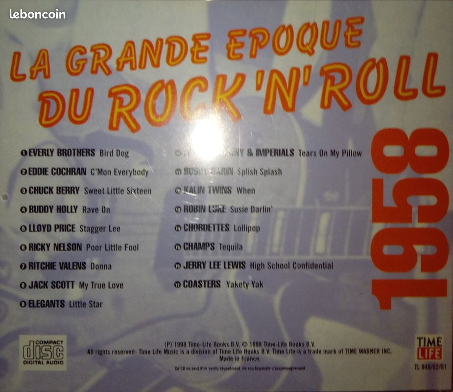 Cd la grande epoque du rock'n roll 1958 (image 2)