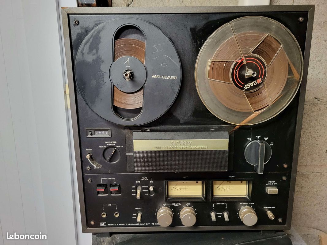Magnétophone à Bandes Sony TC-399 - Hi-Fi Vintage - Occasion Fonctionnel