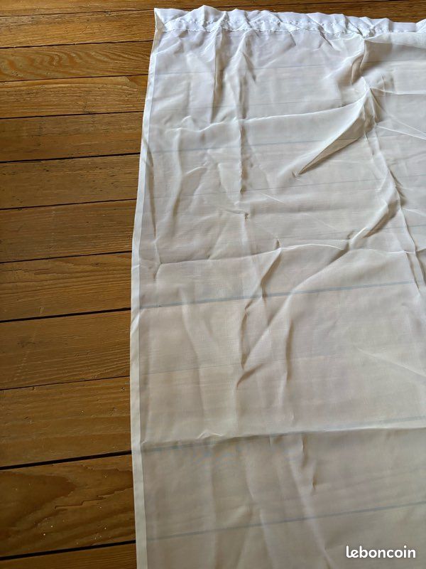 Rideaux blanc 208cm (image 14)