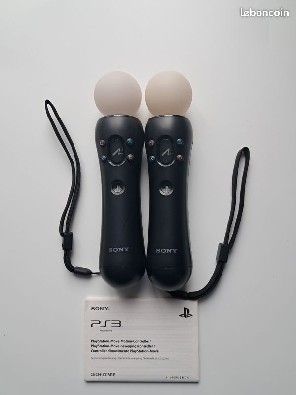 Manette PS Move Sony PS3 - Sous Blister - Compatible PS4 Et PS5 - Occasion
