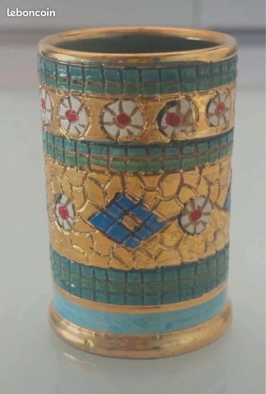 Pot en céramique italienne signé Mario Sambuco vintage (image 6)