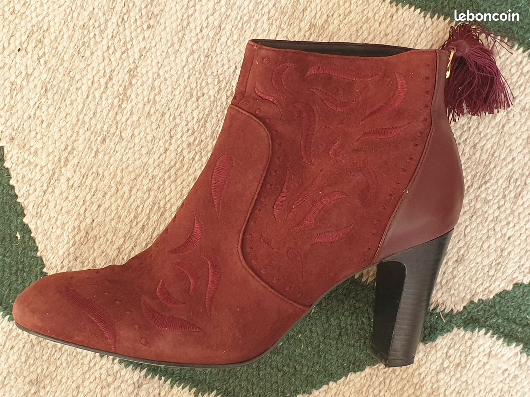 Bottines Femme marque Bocage T41 état neuf (image 1)