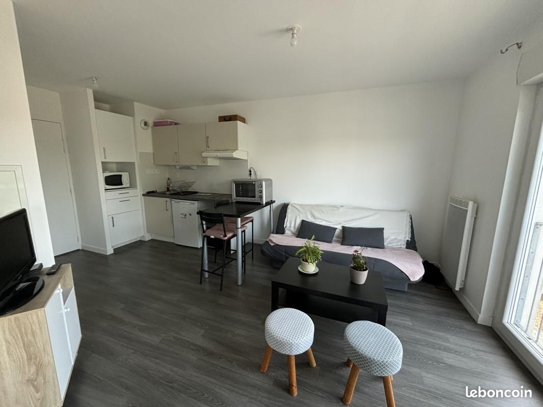 Appartement 1 pièce 31 m² · à Nantes · 31 m² · 458 €/mois