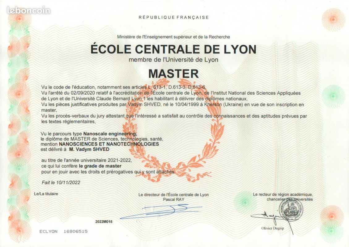 Cours de chimie/physique-chimie en ligne en anglais – lycée/université – Dijon (image 3)