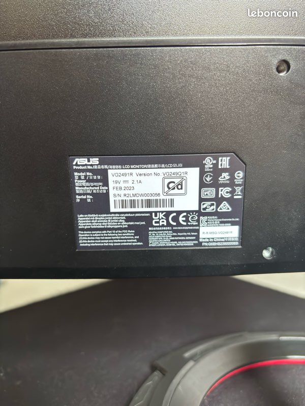 Asus tuf gamine VG249Q1R 1ms 1080p 165hz (image 6)