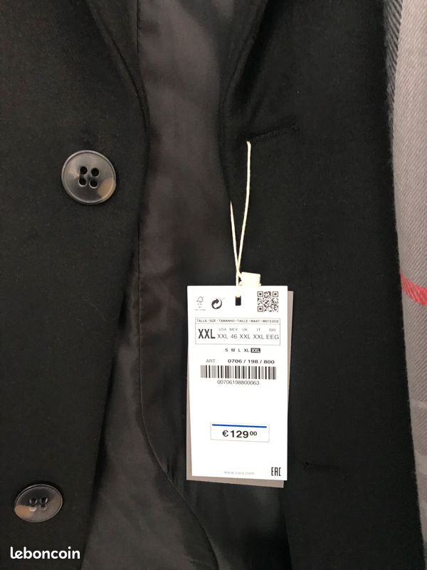 Manteau homme jamais (image 3)