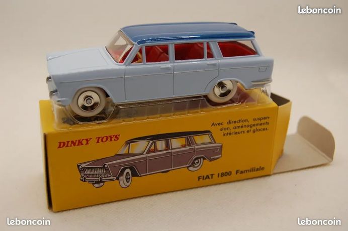 Dinky Toys - Fiat 1800 Familiale - Break - 1/43 - Bleu