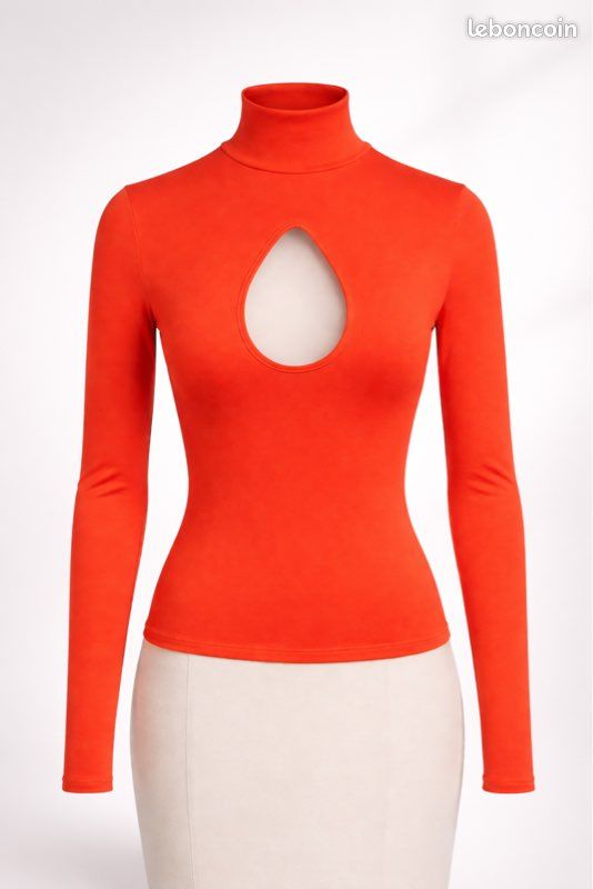 Haut Femme Zara Manches Longues En Polyester - Taille L - Neuf Avec étiquettes