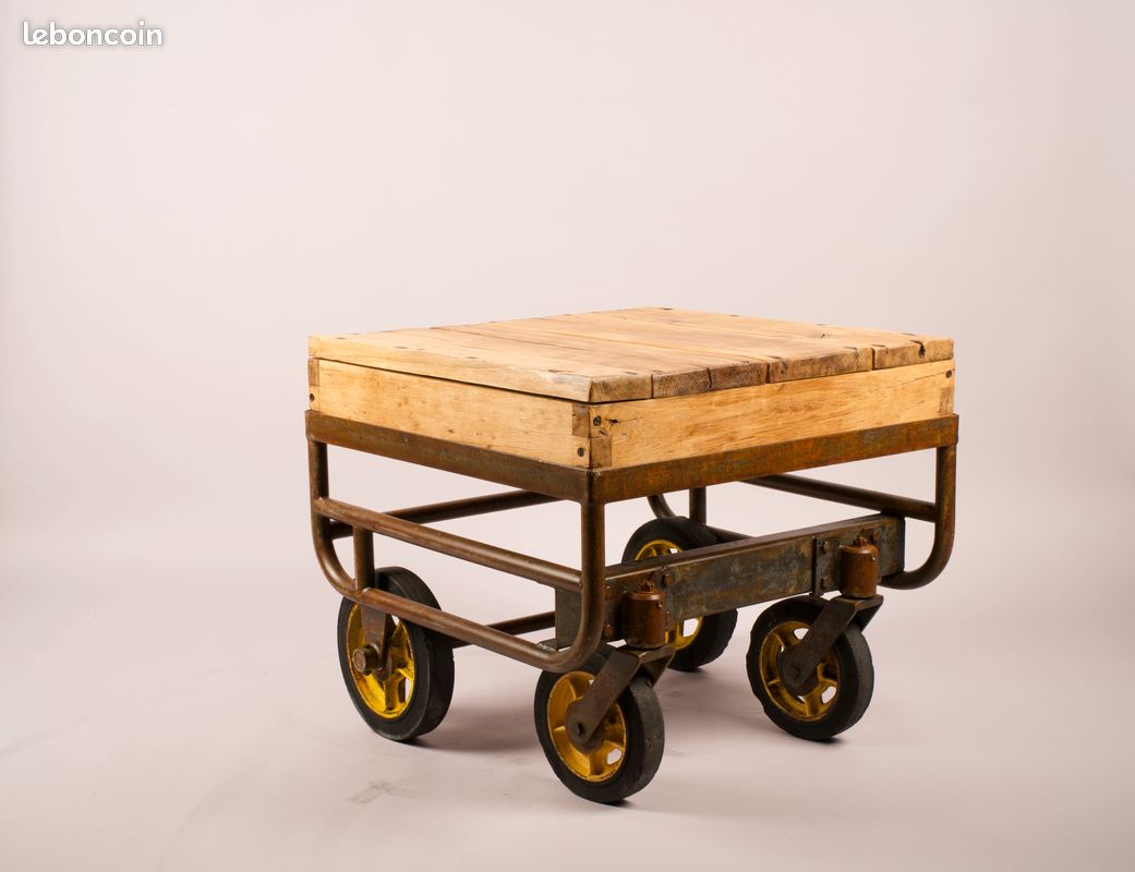 Chariot industriel, table basse, meuble de métier (image 3)
