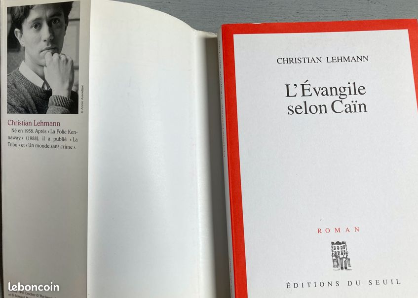 Christian Lehmann : L'Évangile selon Cain (Seuil-1995) (image 2)