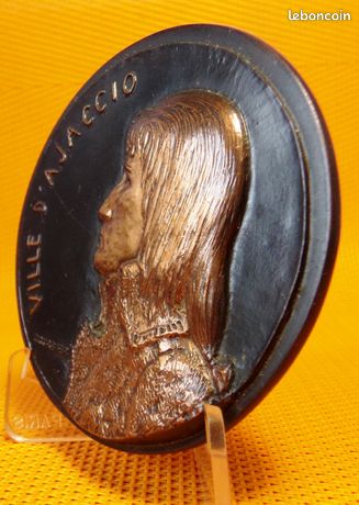 Médaille Bicentenaire Naissance De Napoléon - Ajaccio 1969 Par Courbier (Bronze)