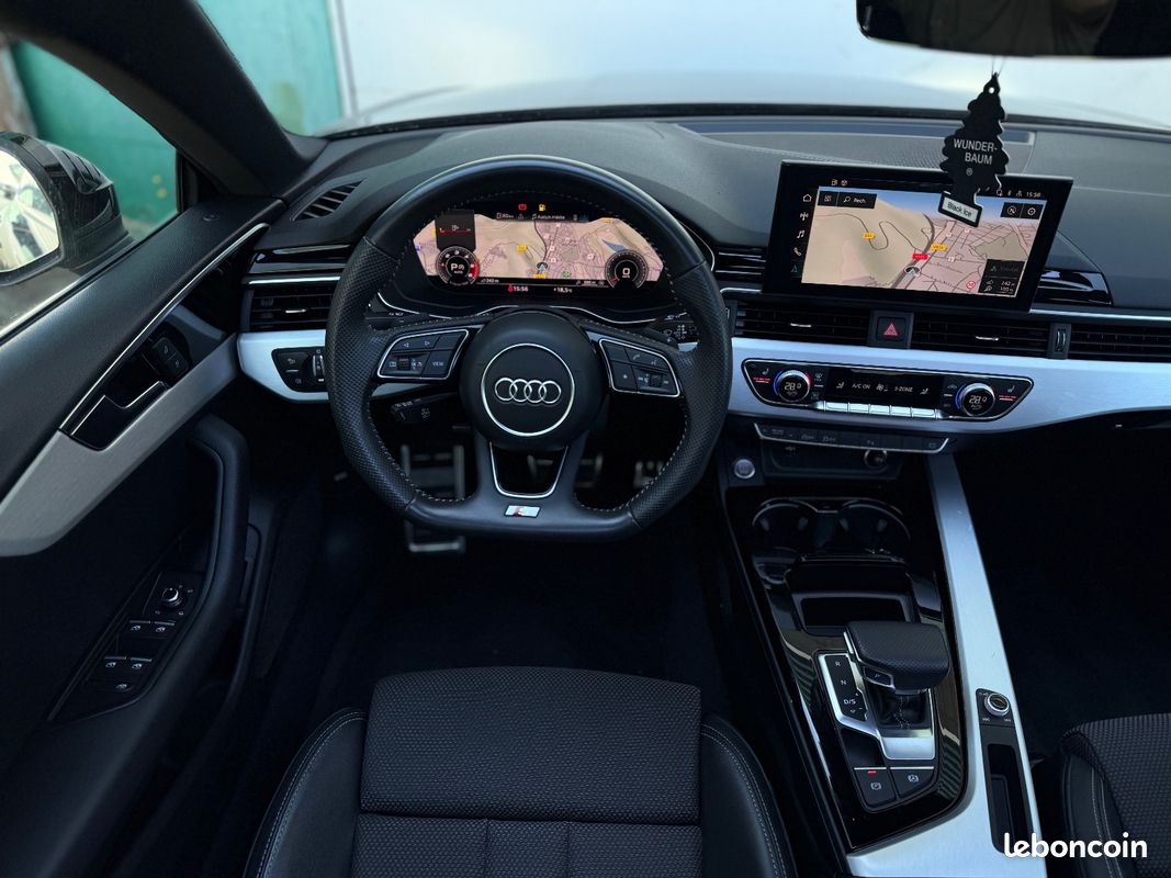 AUDI A5 SPORTBACK 459/mois GARANTIE 6 ANS 40 TDI 190ch S-TRONIC 7 S LINE Toit ouvrant RS Audi SPORT Méplat COCKPIT AppleCarPlay 1ère MAIN Origine française Aucun frais à prévoir (image 14)