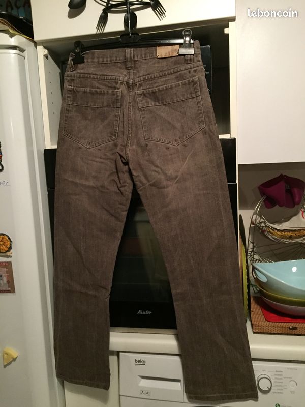 Pantalon marron urban denim by brice Taille M (image 2)