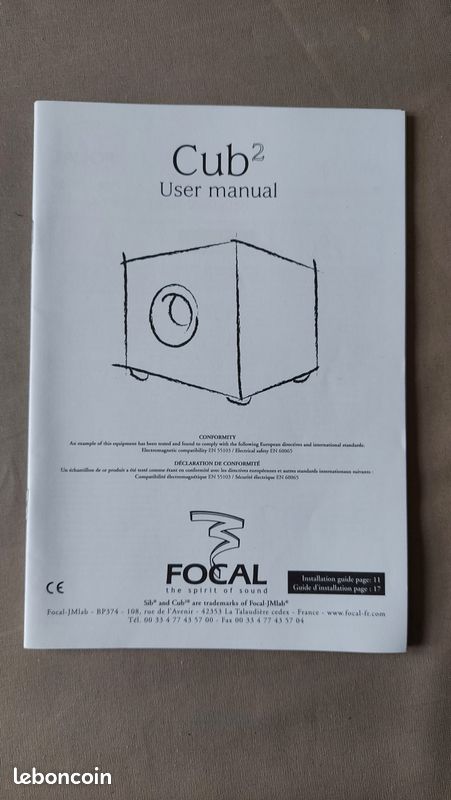 Focal Pack Sib & Cub 2 Noir (image 6)