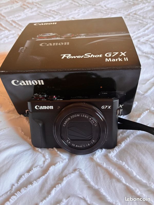 Appareil photo canon powershot g7 mark ii (image 1)