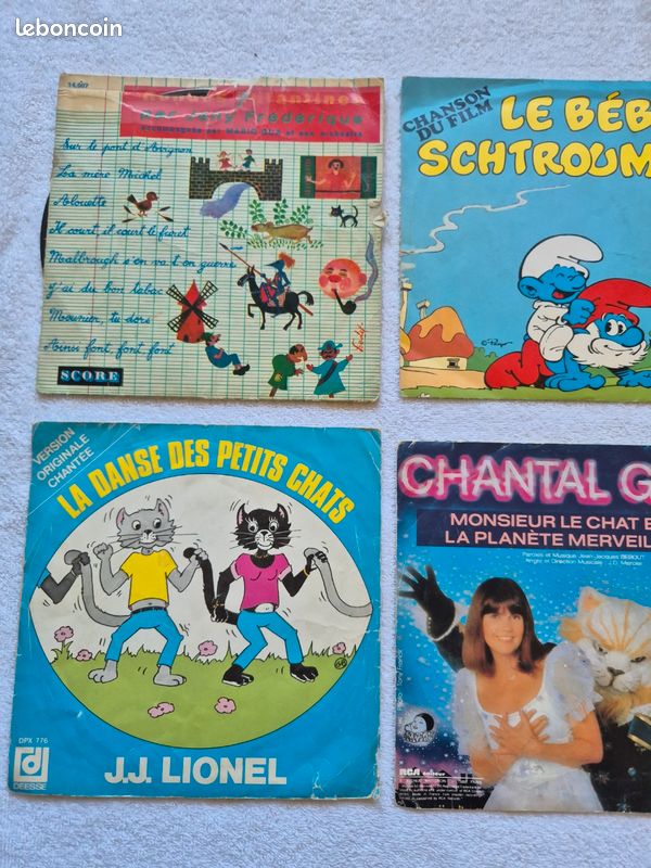 Lot de 6 vinyles 45 tours enfants (image 2)
