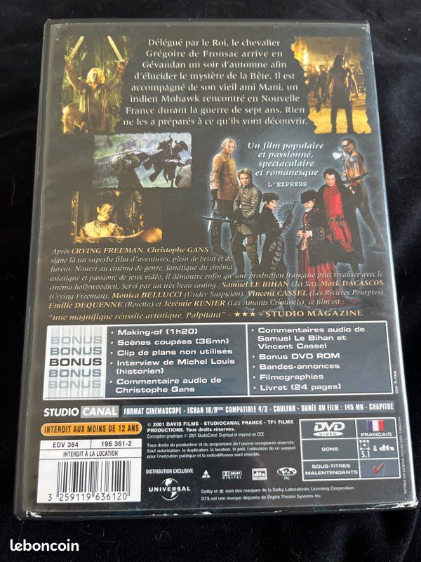 DVD Le Pacte des loups (image 2)