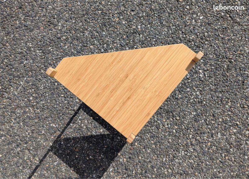 Meuble Lavabo/tablette angle RÅGRUND (Ikea), bambou, 34x60 cm (image 3)