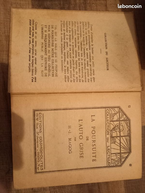 Lot n°3 de livres anciens éditions Cosmopolites (image 12)