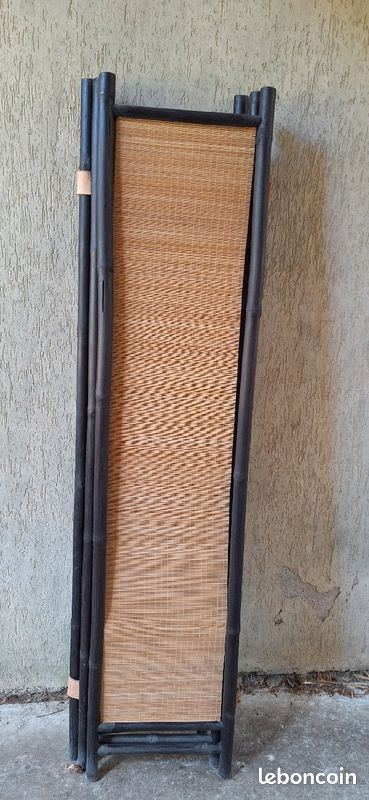 Paravent bambou et paille (image 3)
