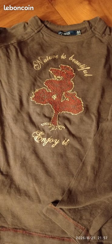 Lot de 2 hauts t-shirt et sweat (image 3)