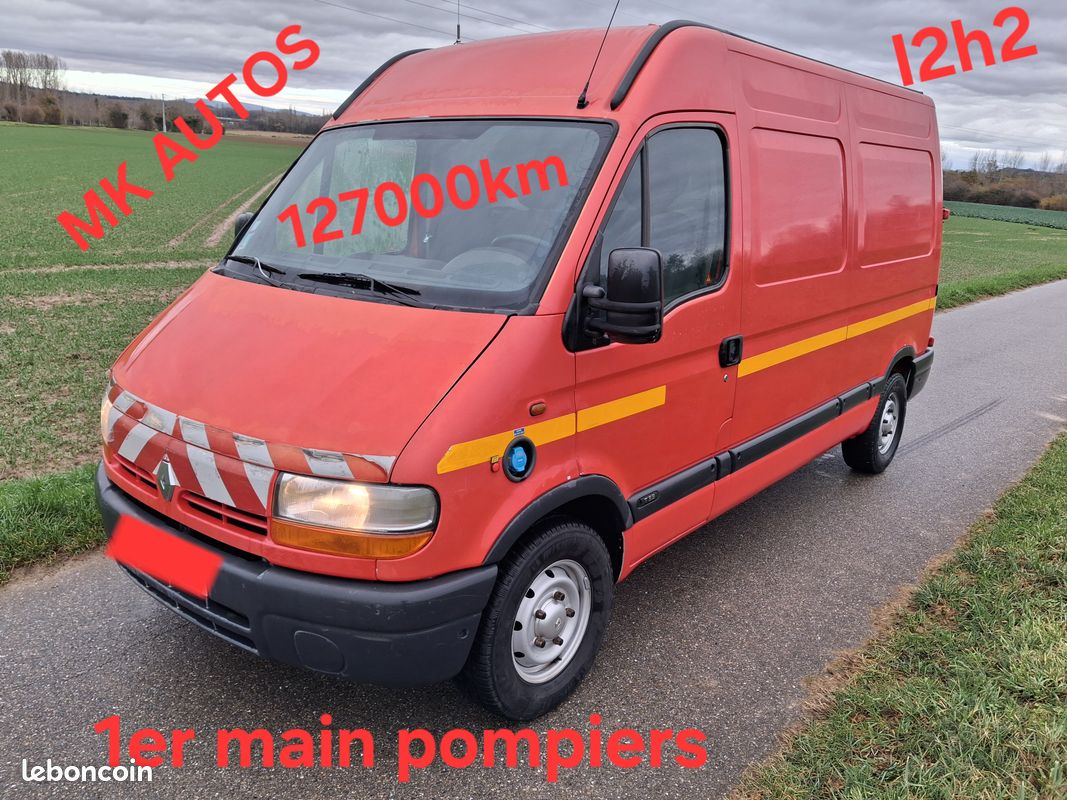 Master l2h2 attelage 1er main pompiers 127000km mk autos (image 1)