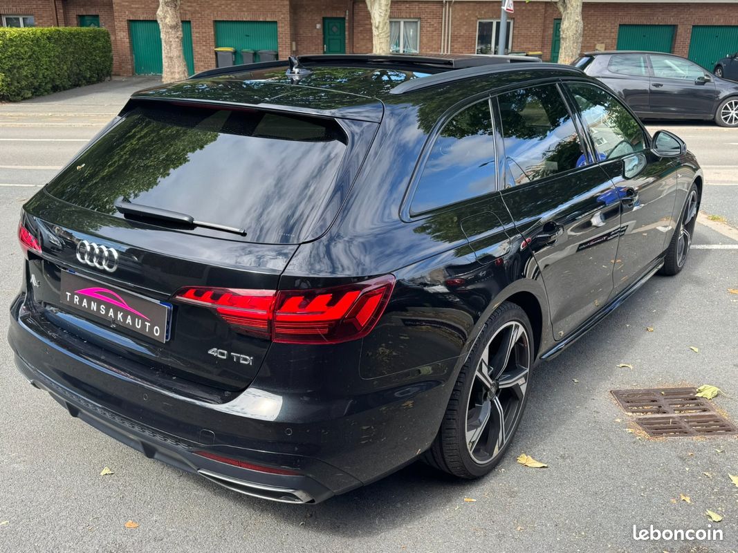 AUDI A4 AVANT 40 TDI 204 ch S tronic 7 S line / Apple CarPlay / Toit ouvrant panoramique (image 5)