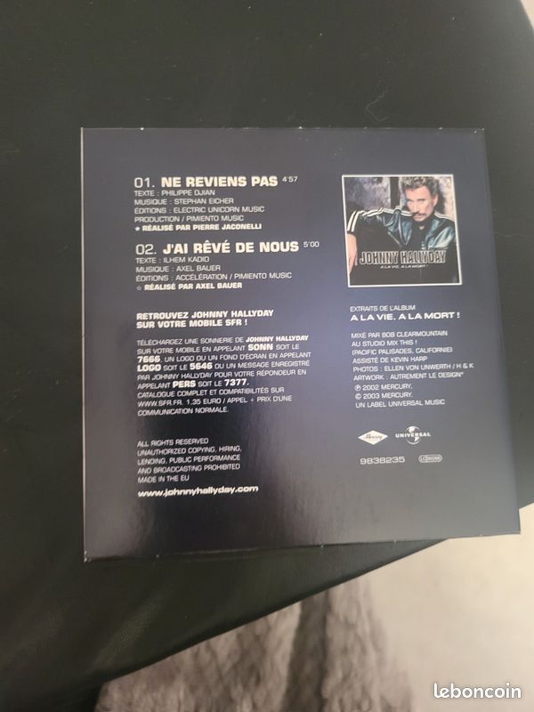 Cd johnny hallyday (image 2)