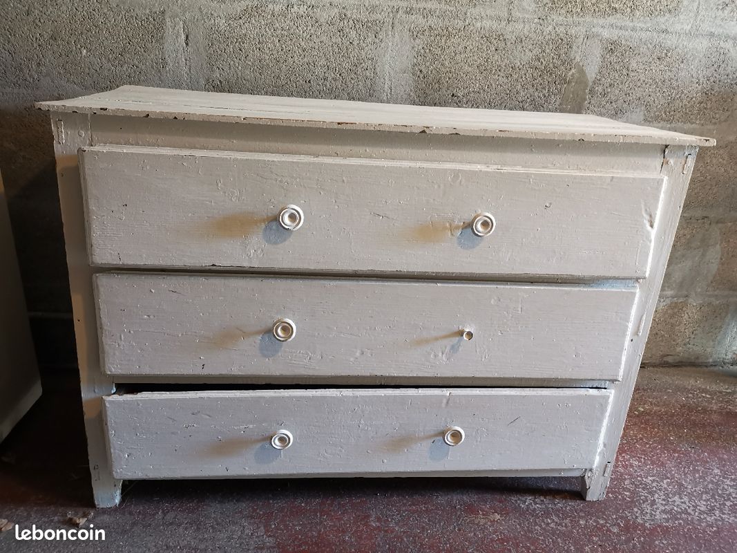 Commode ancienne bois (image 1)