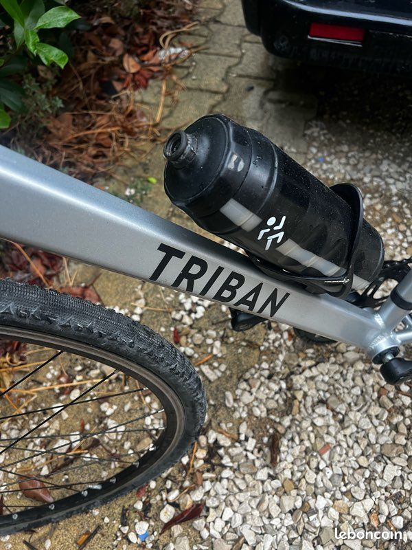 Velo gravel route triban alu xl comme neuf porte bagage sacoche (image 3)
