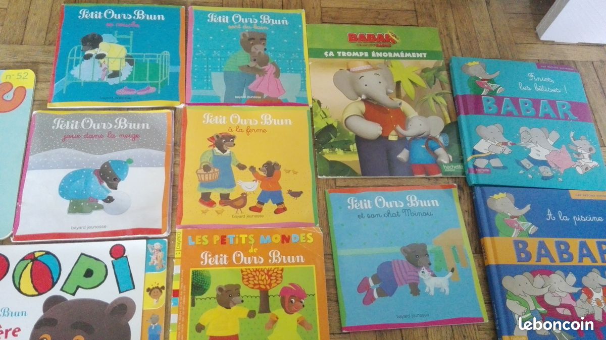Livres pour enfants très bon état 2/5 ans babar petit ours brun (image 3)