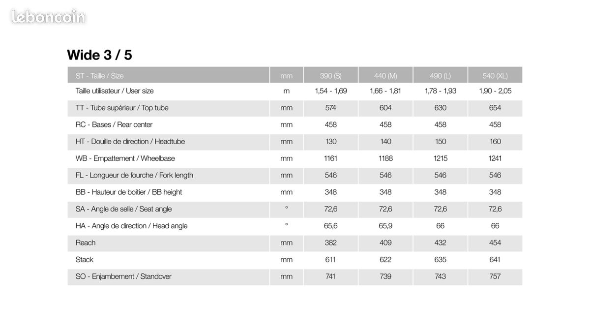 VTT électrique tout suspendu NEUF Moustache Wide 3 - 625 Wh Bosch Performance Line CX 85 Nm Taille L et XL VTTAE (image 2)