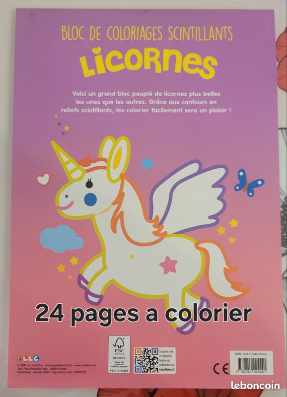 Bloc de coloriage scintillant (image 6)
