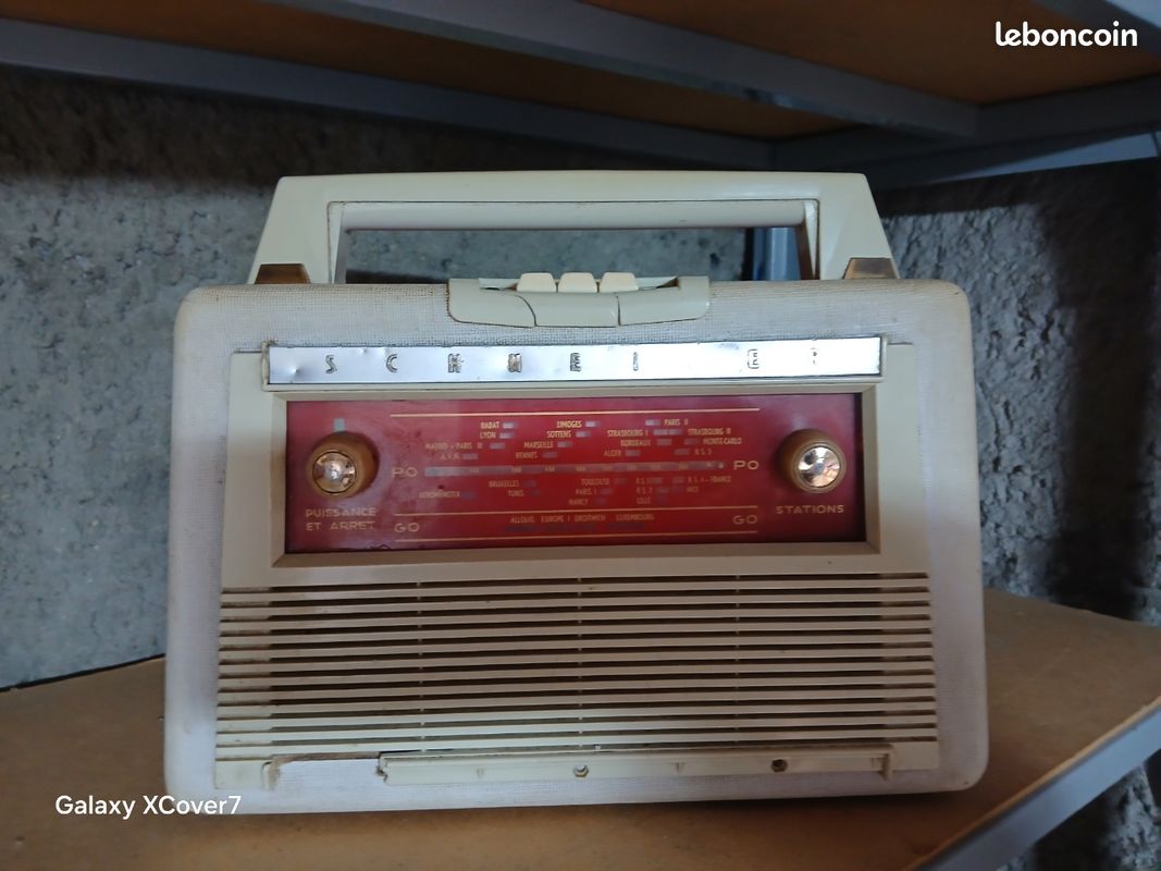 Poste Radio Vintage Schneider À VENDRE! - FR