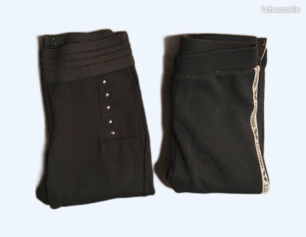 Pantalons noirs taille S fille ou femme (image 1)
