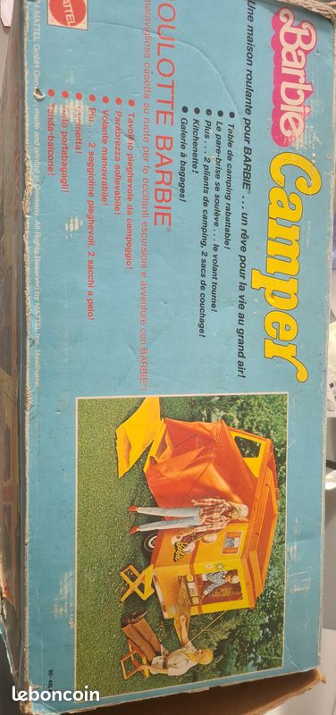 Barbie Camping-car 1970 CAMPER Mattel Van Vintage (image 11)
