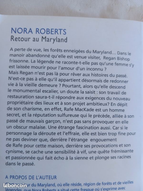 Livres Nora Roberts (image 5)
