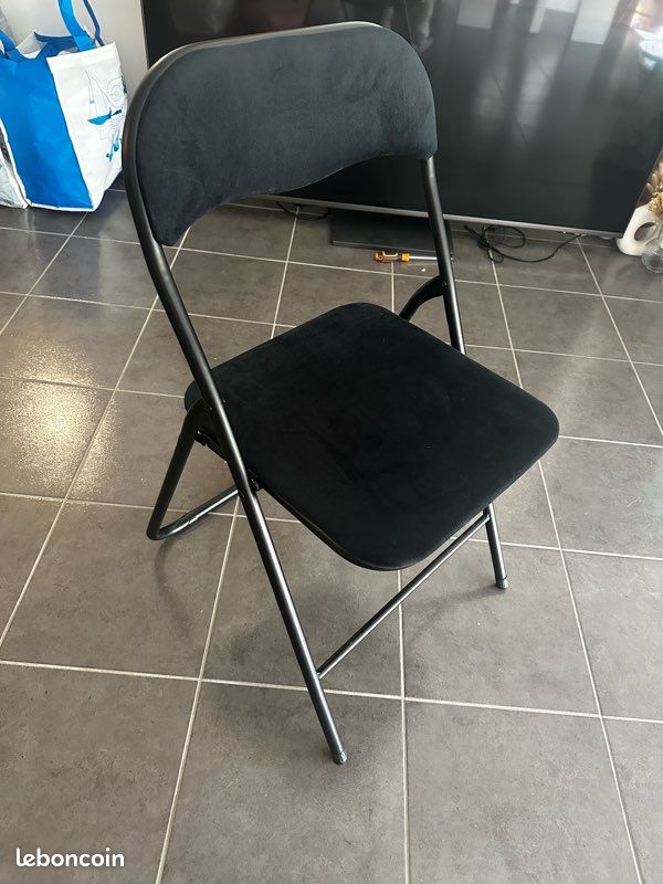 Lot de 6 chaise en velours (image 1)