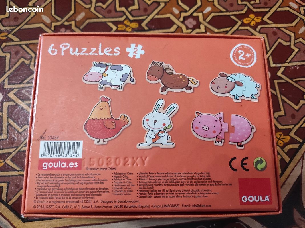 Puzzles en bois de Goula (image 2)