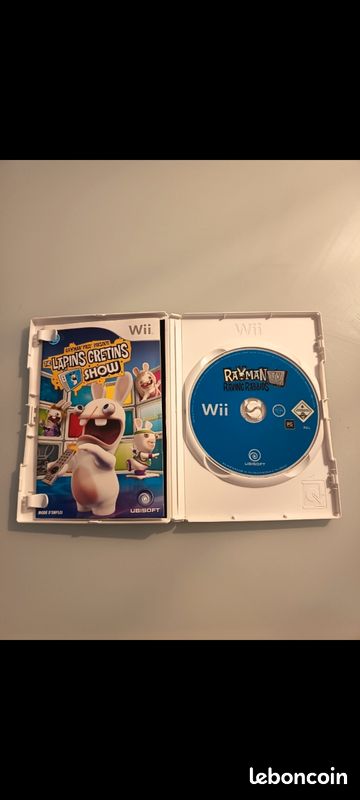Jeu Wii : Rayman Présente... The Lapins Crétins Show - Complet Très Bon état