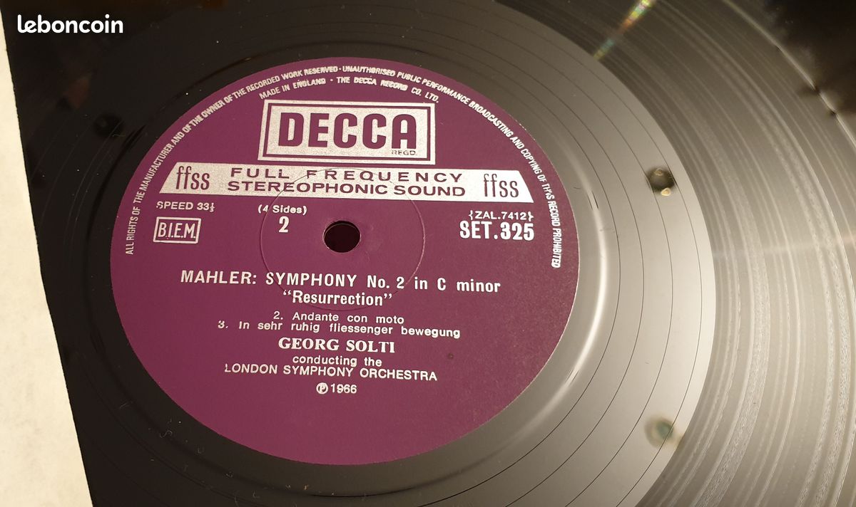 Lot Decca FFSS HMV Telefunken 33 tours disque vinyl Classique (image 1)