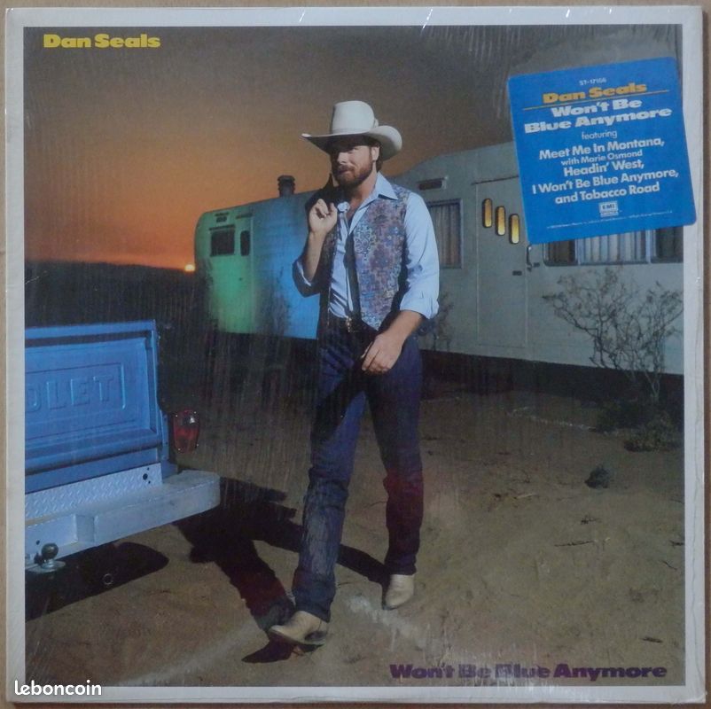 Dan SEALS " WON'T BE BLUE ANYMORE " ALBUM VINYLE 33 T (image 1)