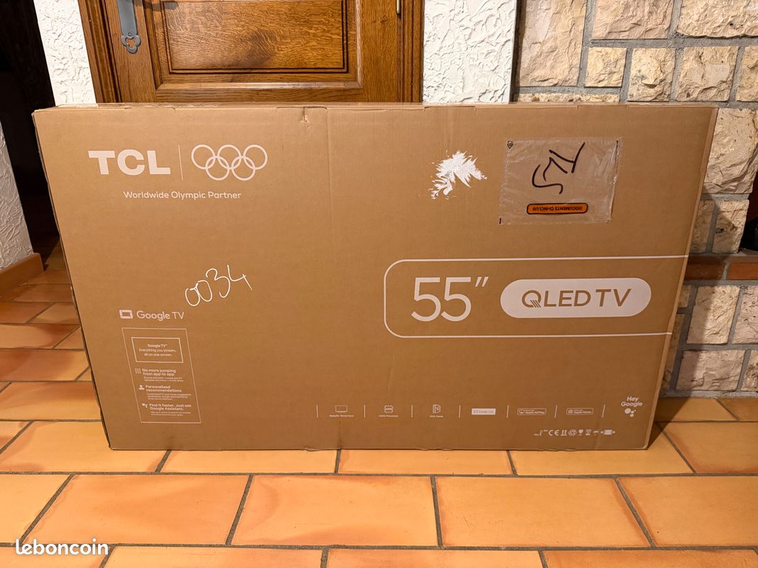 TV 4K UHD QLED 55" TCL 55T69C - NEUF (valeur 450 euros) (image 1)