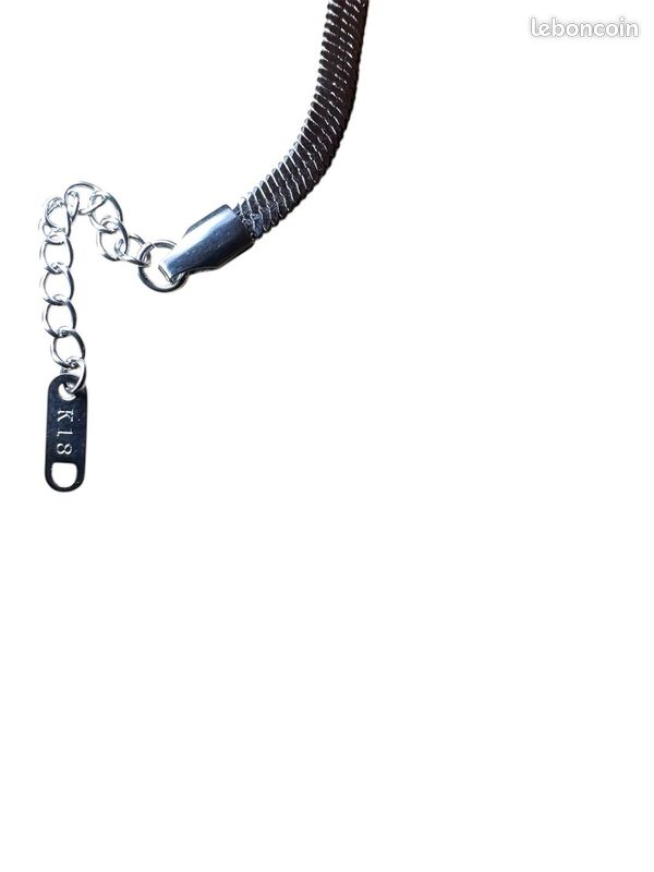 Bracelet en Acier Inoxydable 304- style classique (Argent) (image 4)
