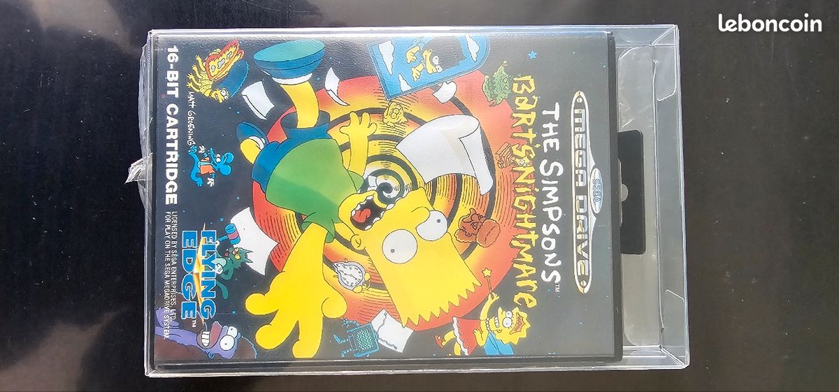 The simpsons bart's nightmare sega megadrive (image 1)