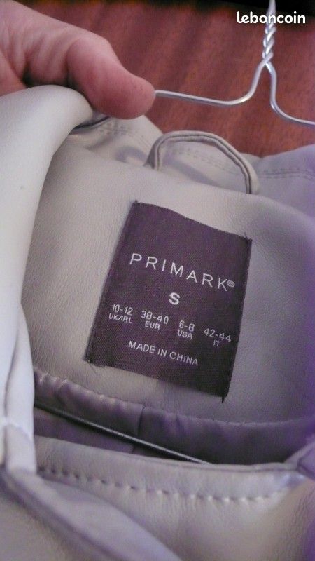 Perfecto simili cuir gris perle (image 9)