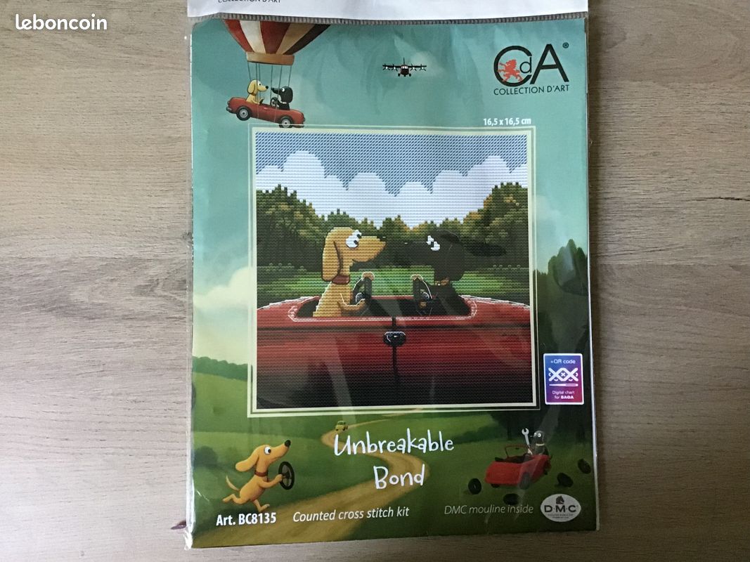 Kit de broderie, Collection d'Art - Unbreakable Bond (image 1)