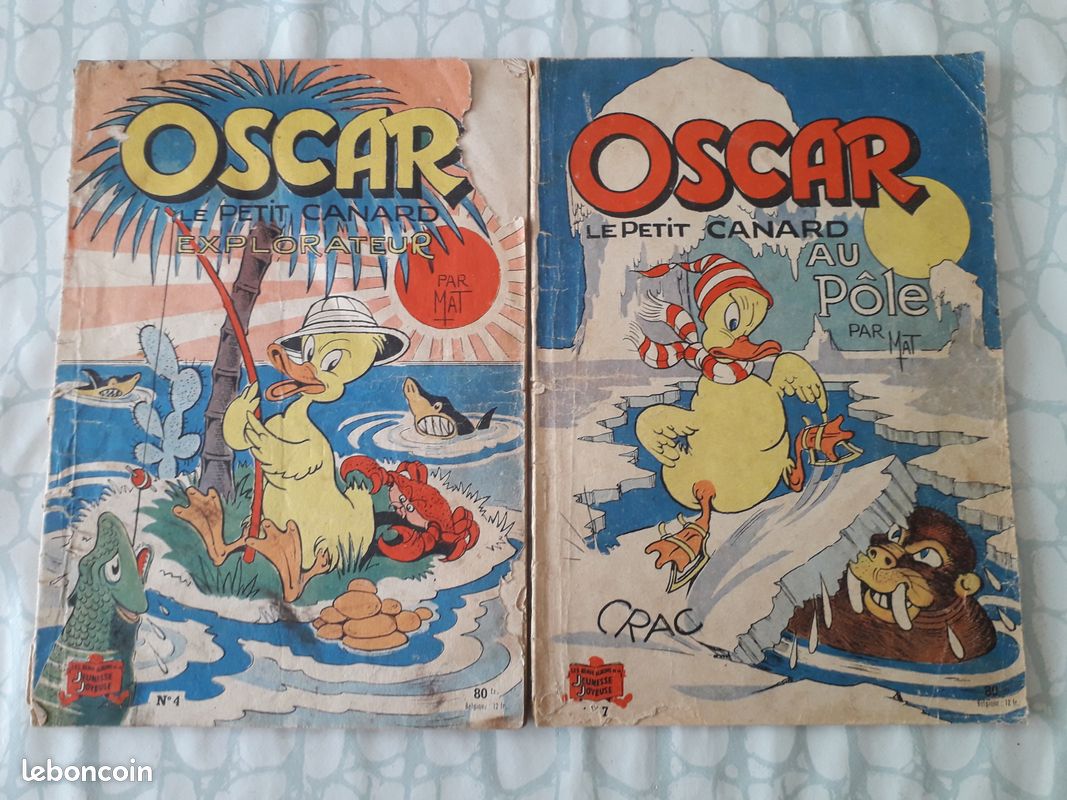 BD Lot de deux albums Oscar le petit canard (par Matt) SPE (image 1)